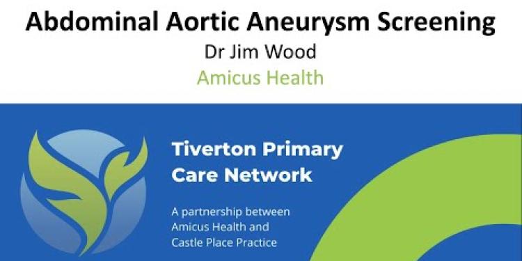 NHS Abdominal Aortic Aneurysm (AAA) Screening