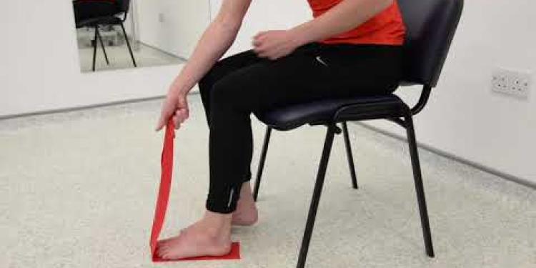 Plantar Fascia Intrinsic Theraband Strengthening Exercise