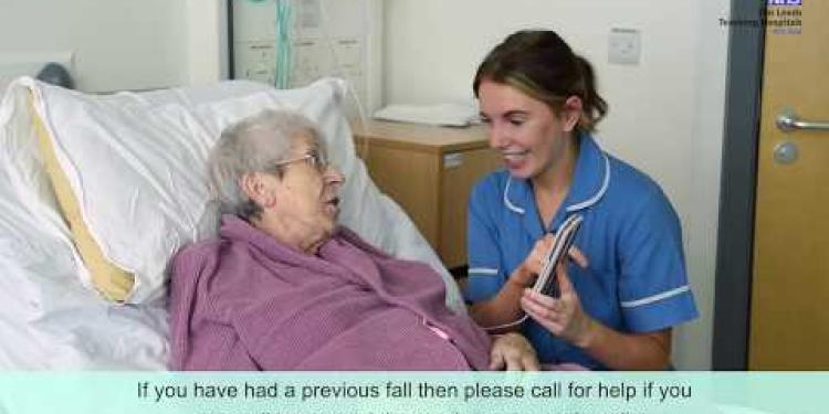 Falls Prevention video for patients attending hospital