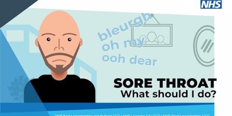 Sore throat: what should I do?