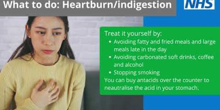 What to do if you have heartburn or indigestion