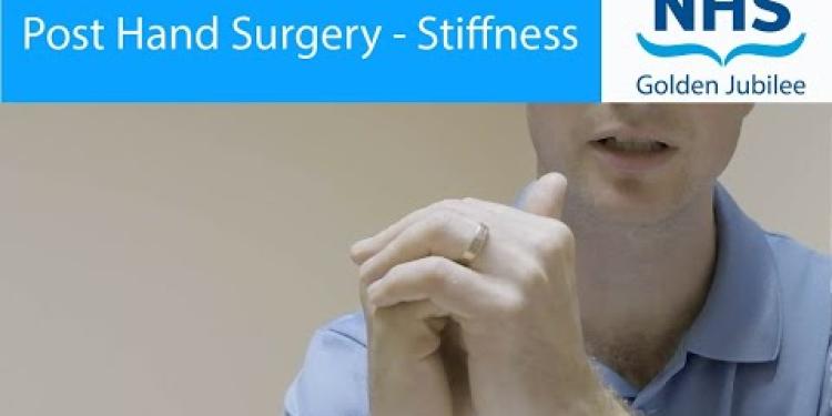 Post hand surgery - Stiffness management and trigger finger