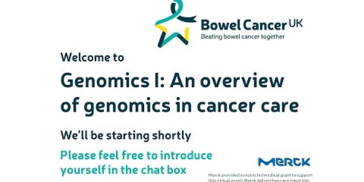 Genomics I: An overview of genomics in cancer care