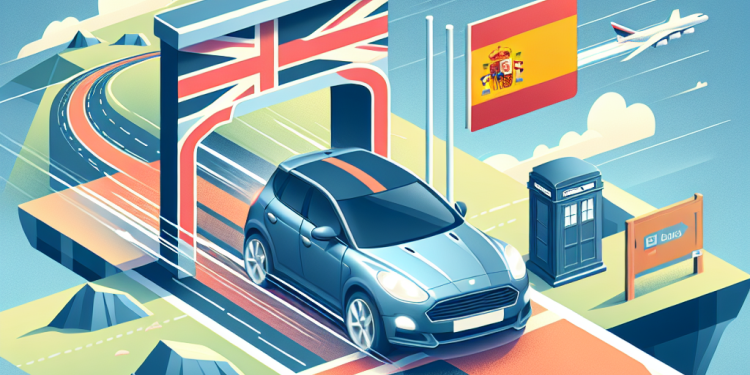 Are there border checks for UK travelers entering France or Spain by car?