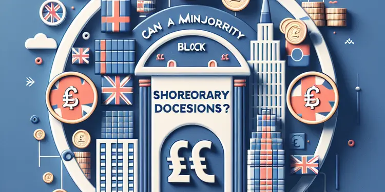 Can a minority shareholder block corporate decisions?