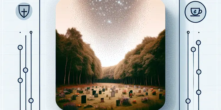 Can ashes be scattered at a woodland burial site?