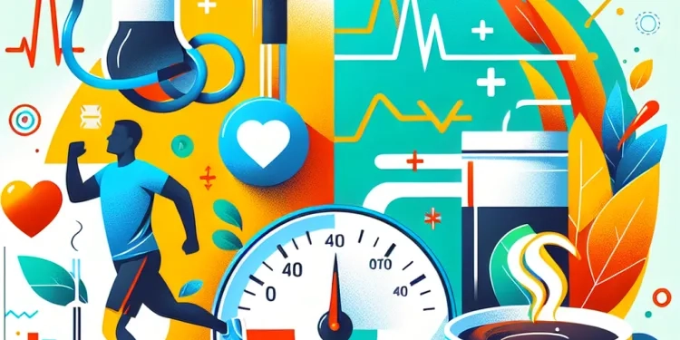 Can exercise counteract the blood pressure effects of coffee?