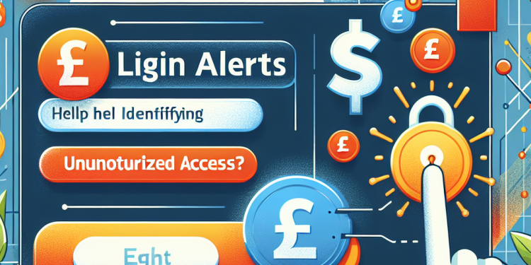 Can login alerts help in identifying unauthorized access?