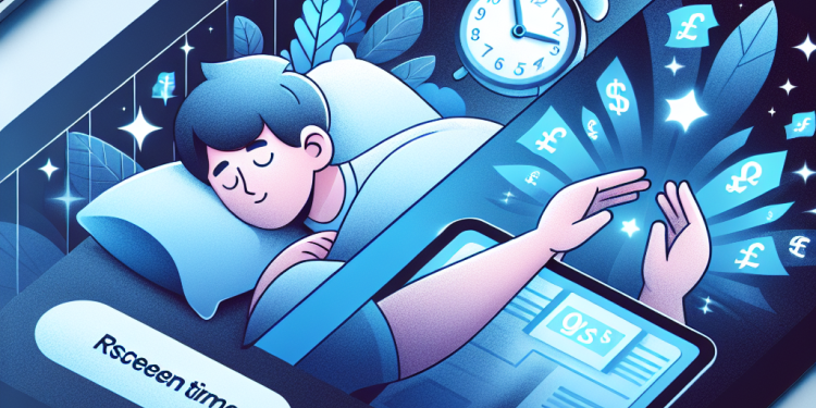Can reducing screen time improve sleep quality?