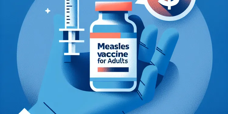 Can the measles vaccine be given to adults?