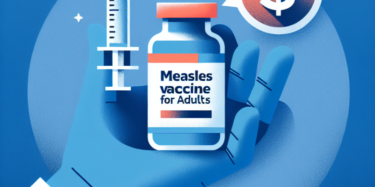 Can the measles vaccine be given to adults?