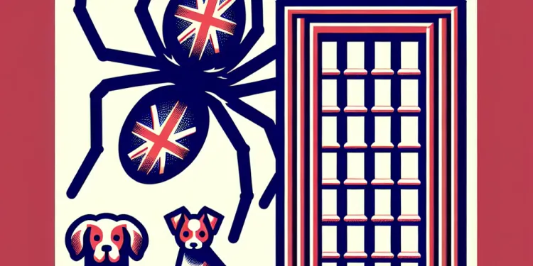 Do UK spiders pose a threat to pets?