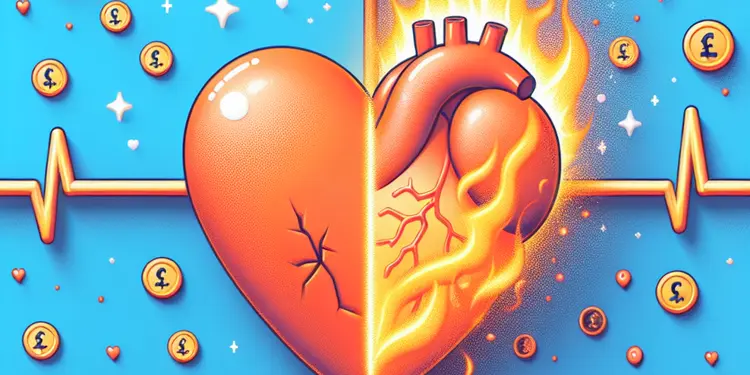 How can I differentiate between heartburn and a heart attack?