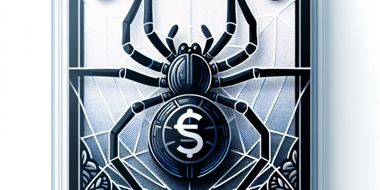 How can I identify a false widow spider?