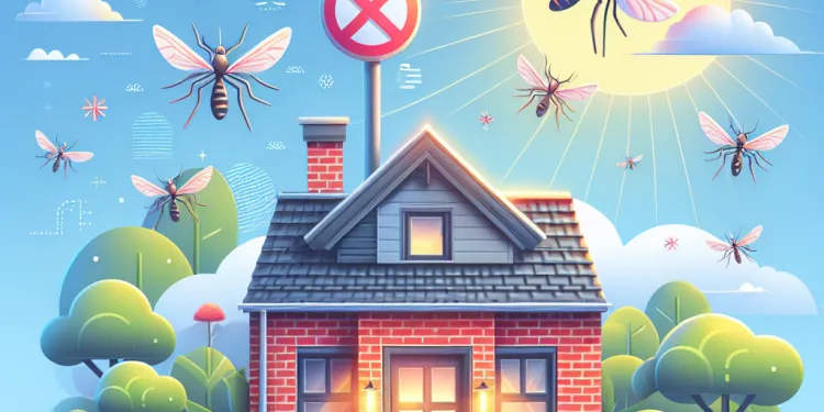 How can I prevent mosquitoes from breeding near my home?