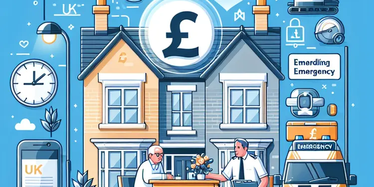 How do live-in caregivers handle emergencies?