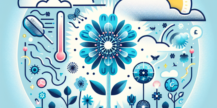 How does climate change affect pollen levels?