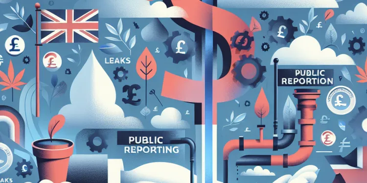 How does public reporting contribute to fixing leaks?