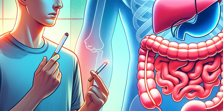 How does smoking affect Crohn's disease?