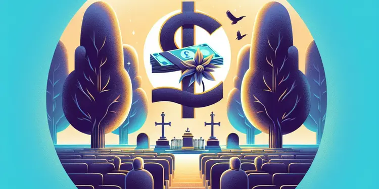 How much does a funeral typically cost in the UK?