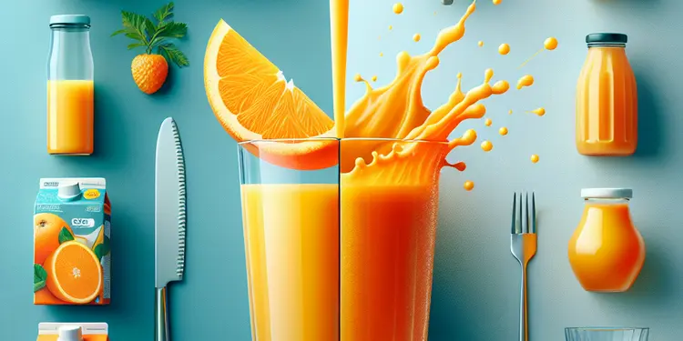 Is freshly squeezed orange juice healthier than store-bought?