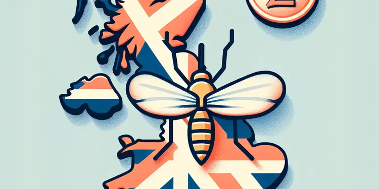 Is malaria spread by mosquitoes in the UK?