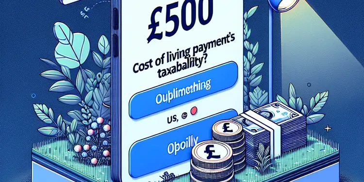 Is the £500 cost of living payment taxable?