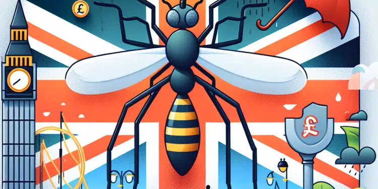 Is there a season when mosquito-borne diseases are more likely in the UK?