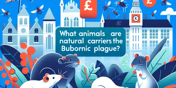 What animals are natural carriers of the bubonic plague?