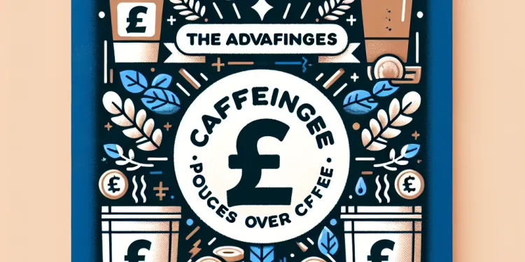 What are the advantages of caffeine pouches over coffee?