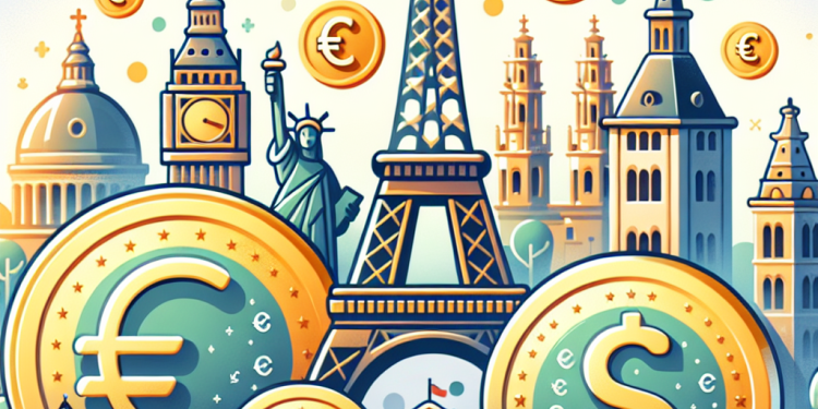 What currencies are used in France and Spain?