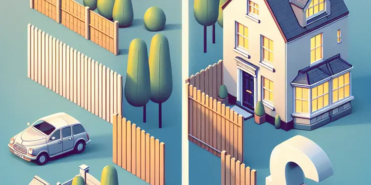 What happens if a neighbor builds a fence on my property?