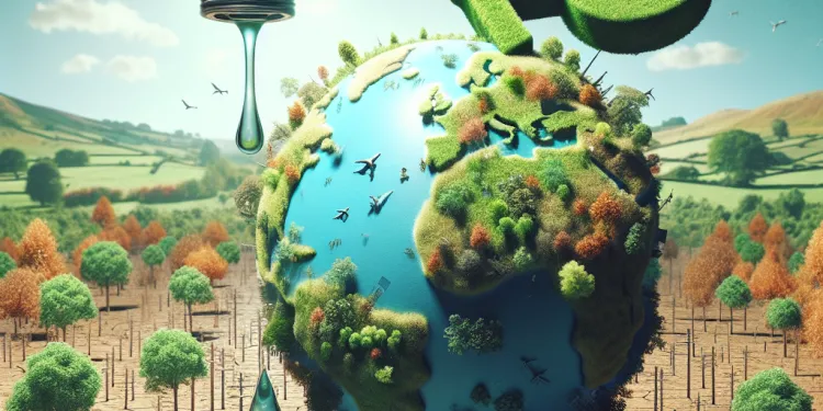 What impact does water loss have on the environment in the UK?