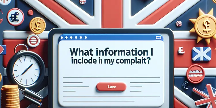 What information should I include in my complaint?