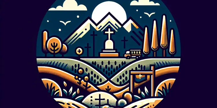 What is a traditional ground burial?