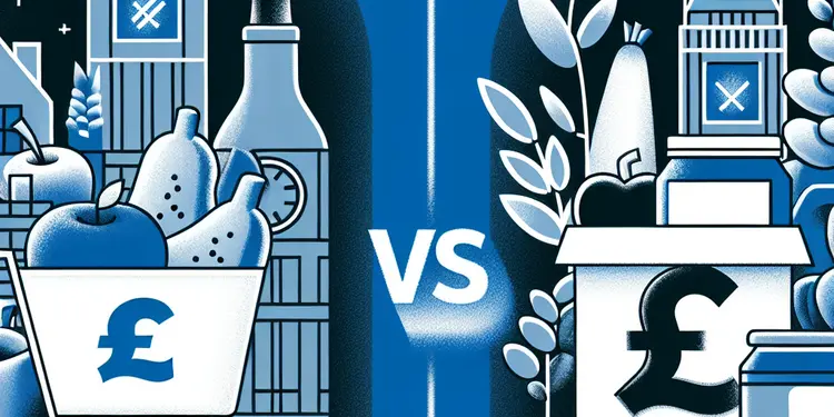What is the difference between a food bank and a food pantry?