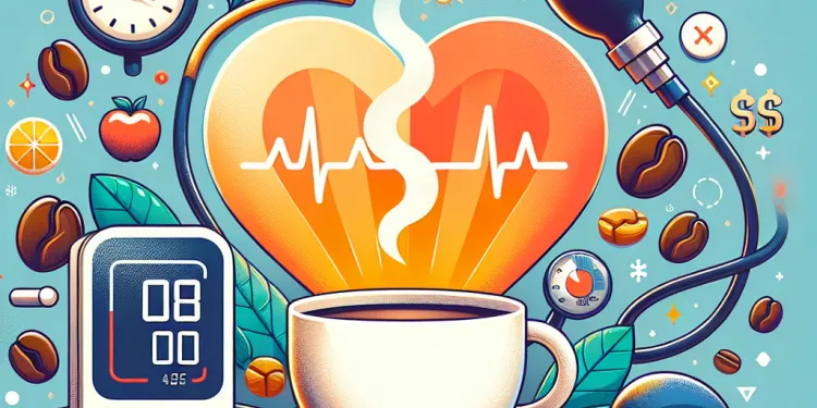 What is the link between coffee consumption and high blood pressure?