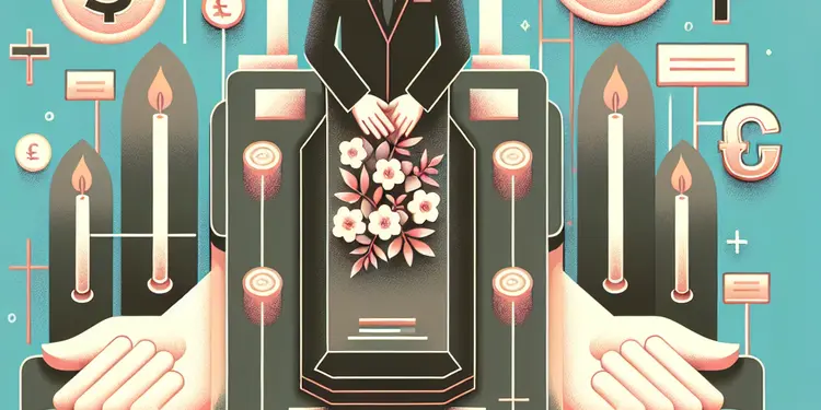 What is the role of a funeral director in a traditional burial?