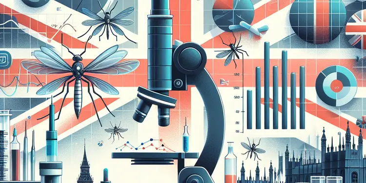 What research is being conducted on mosquito-borne diseases in the UK?