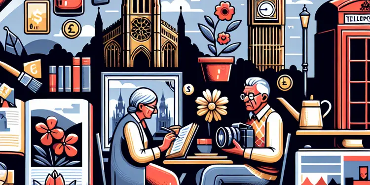 What role do libraries play in helping older adults find hobbies?