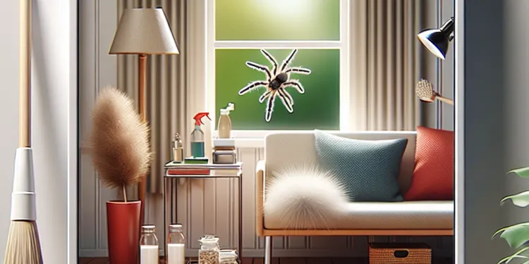 What should I do if I find a spider in my home?