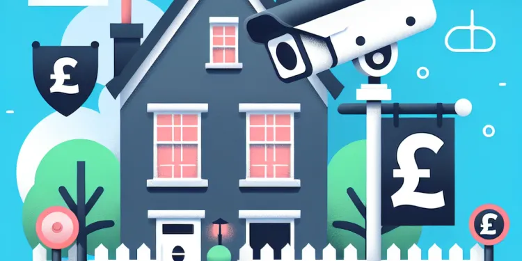 What steps can I take if my neighbour refuses to reposition their security camera?