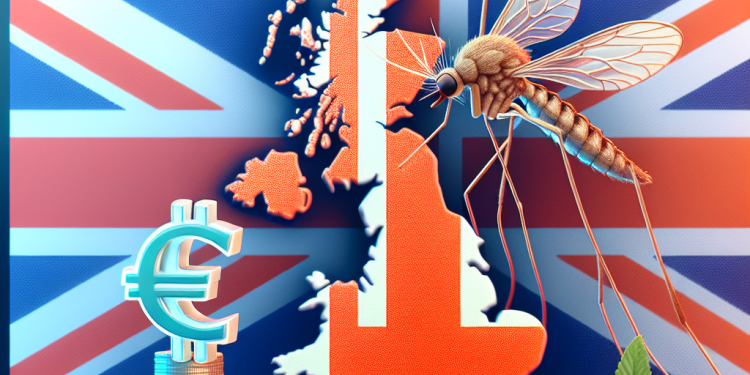 Where in the UK are mosquitoes most common?