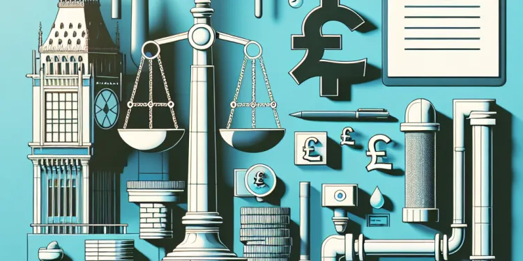 Which body is responsible for enforcing refunds by UK water companies?