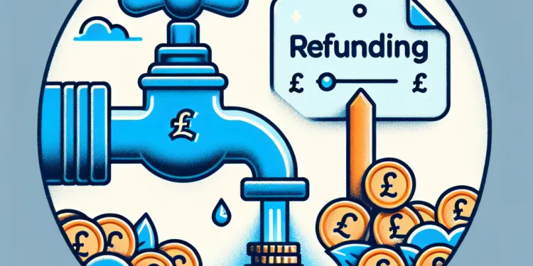 Why are UK water companies refunding customers?