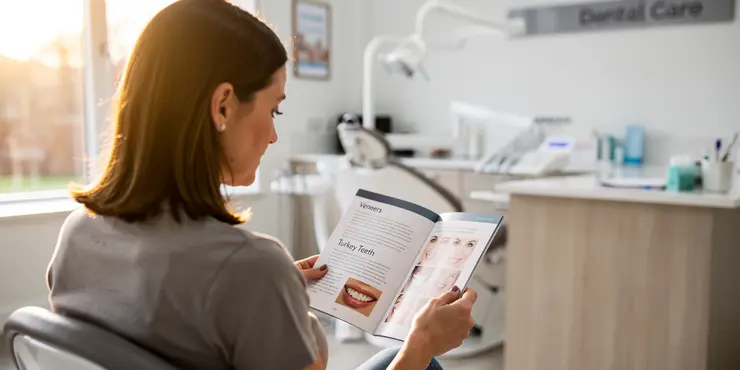 Are Turkey Teeth the same as veneers?