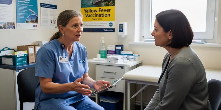 Are any vaccines available in the UK for mosquito-borne diseases?