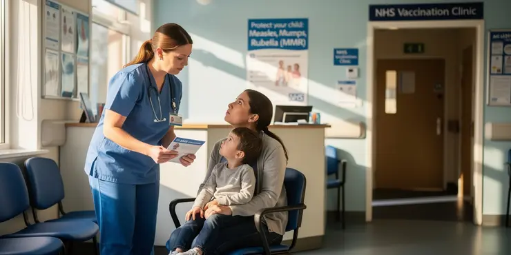 Are measles cases currently rising in the UK?