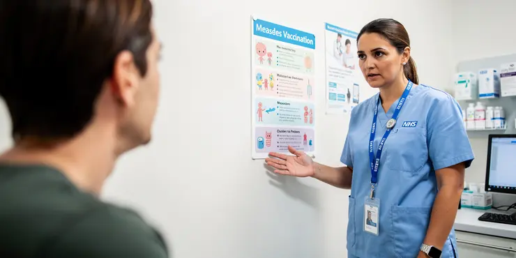 Are measles more common outside of the UK?