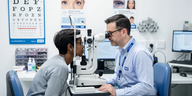 Are self-tests a substitute for professional eye exams?
